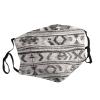 Grey Tribal Adult Dust Mask Cover - Breathable, Adjustable for Outdoor, Camping, Running, Traveling, Work, and Daily Use view 2