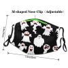 Funny White Ghost Adult Dust Mask Cover - Breathable, Adjustable for Outdoor, Camping, Running, Traveling, Work, and Daily Use view 4