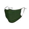 Hunter Green Floral Petals Pattern Adult Dust Mask Cover - Breathable, Adjustable for Outdoor, Camping, Running, Traveling, Work, and Daily Use view 1