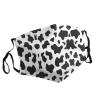 Black & White leopard Adult Dust Mask Cover - Breathable, Adjustable for Outdoor, Camping, Running, Traveling, Work, and Daily Use view 2