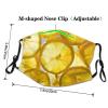 Lemon slices Adult Dust Mask Cover - Breathable, Adjustable for Outdoor, Camping, Running, Traveling, Work, and Daily Use view 4