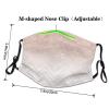 Glittery Pretty Pattern Adult Dust Mask Cover - Breathable, Adjustable for Outdoor, Camping, Running, Traveling, Work, and Daily Use view 4