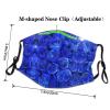 blue Rose Adult Dust Mask Cover - Breathable, Adjustable for Outdoor, Camping, Running, Traveling, Work, and Daily Use view 4