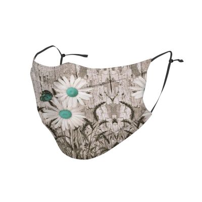 Daisy Flowers Adult Dust Mask Cover - Breathable, Adjustable for Outdoor, Camping, Running, Traveling, Work, and Daily Use