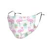 Tropical Flamingo Cute Cactus Adult Dust Mask Cover - Breathable, Adjustable for Outdoor, Camping, Running, Traveling, Work, and Daily Use view 1