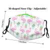 Tropical Flamingo Cute Cactus Adult Dust Mask Cover - Breathable, Adjustable for Outdoor, Camping, Running, Traveling, Work, and Daily Use view 4
