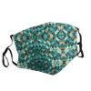 Mermaid fish scale print Adult Dust Mask Cover - Breathable, Adjustable for Outdoor, Camping, Running, Traveling, Work, and Daily Use view 2