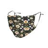 Flower Leaf (2) Adult Dust Mask Cover - Breathable, Adjustable for Outdoor, Camping, Running, Traveling, Work, and Daily Use