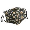 Flower Leaf (2) Adult Dust Mask Cover - Breathable, Adjustable for Outdoor, Camping, Running, Traveling, Work, and Daily Use view 2