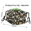 Flower Leaf (2) Adult Dust Mask Cover - Breathable, Adjustable for Outdoor, Camping, Running, Traveling, Work, and Daily Use view 4