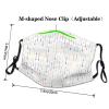 Colorful Hand Drawn Art with Boho Style Arrows Adult Dust Mask Cover - Breathable, Adjustable for Outdoor, Camping, Running, Traveling, Work, and Daily Use view 4
