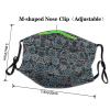Fresh succulents Adult Dust Mask Cover - Breathable, Adjustable for Outdoor, Camping, Running, Traveling, Work, and Daily Use view 4