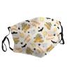 Halloween Pumpkin and Owl Adult Dust Mask Cover - Breathable, Adjustable for Outdoor, Camping, Running, Traveling, Work, and Daily Use view 2