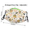 Halloween Pumpkin and Owl Adult Dust Mask Cover - Breathable, Adjustable for Outdoor, Camping, Running, Traveling, Work, and Daily Use view 4