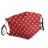 Big white dot Adult Dust Mask Cover - Breathable, Adjustable for Outdoor, Camping, Running, Traveling, Work, and Daily Use view 2