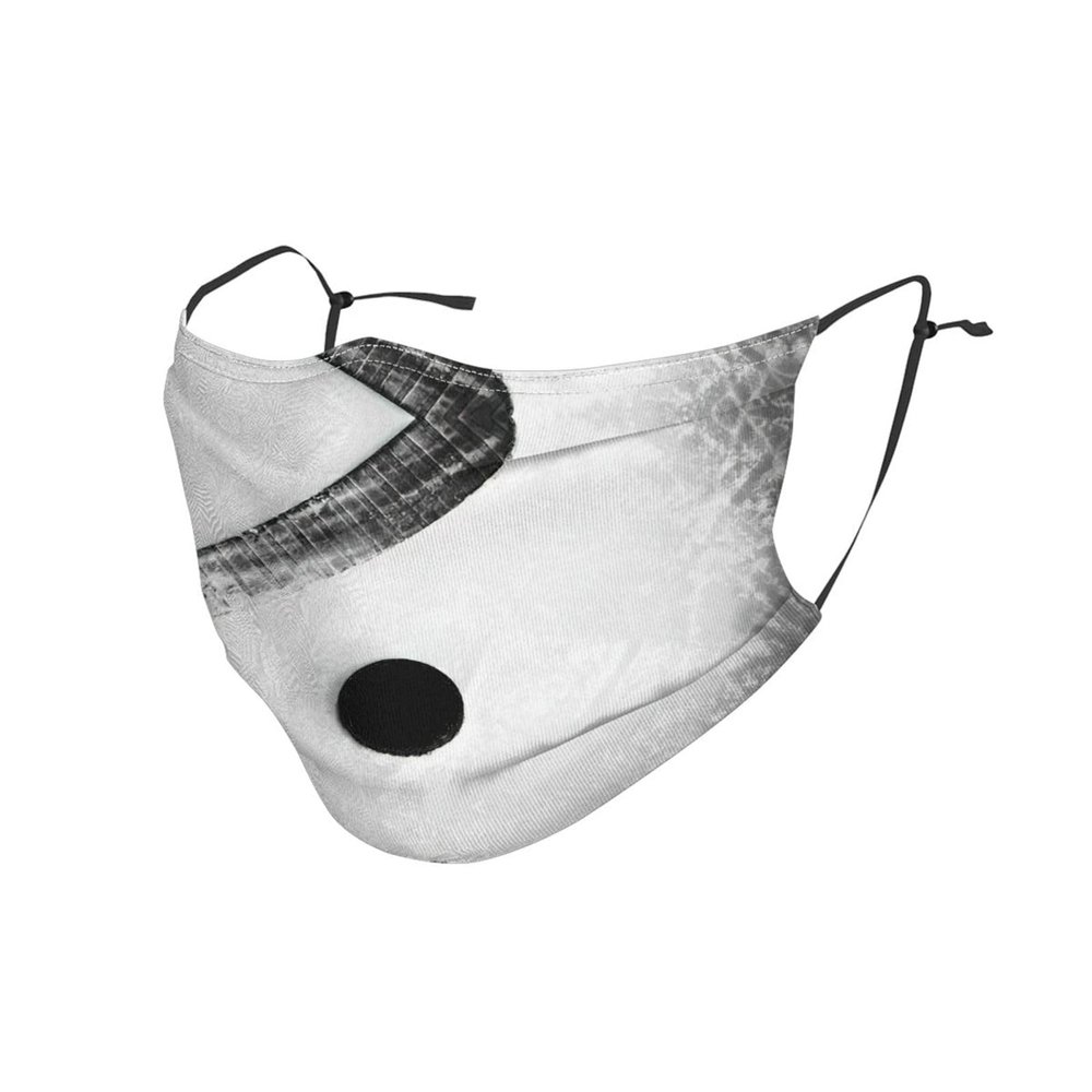 Ice Hockey Art Adult Dust Mask Cover - Breathable, Adjustable for Outdoor, Camping, Running, Traveling, Work, and Daily Use