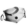 Ice Hockey Art Adult Dust Mask Cover - Breathable, Adjustable for Outdoor, Camping, Running, Traveling, Work, and Daily Use view 2