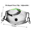 Ice Hockey Art Adult Dust Mask Cover - Breathable, Adjustable for Outdoor, Camping, Running, Traveling, Work, and Daily Use view 4