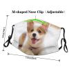 Cute Corgi Adult Dust Mask Cover - Breathable, Adjustable for Outdoor, Camping, Running, Traveling, Work, and Daily Use view 4