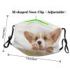 Cute Corgi Adult Dust Mask Cover - Breathable, Adjustable for Outdoor, Camping, Running, Traveling, Work, and Daily Use view 4