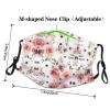 Blossoming Rose Flowers Adult Dust Mask Cover - Breathable, Adjustable for Outdoor, Camping, Running, Traveling, Work, and Daily Use view 4