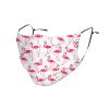 Pink flamingo pattern Adult Dust Mask Cover - Breathable, Adjustable for Outdoor, Camping, Running, Traveling, Work, and Daily Use view 1