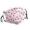 Pink flamingo pattern Adult Dust Mask Cover - Breathable, Adjustable for Outdoor, Camping, Running, Traveling, Work, and Daily Use view 2