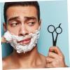 MUSISALY Men's Beard Care Kit Mustache Scissors Steel Shears Comb Pouch for Barber Shops Home view 2