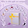 Valentine's Day Gift Set - Painless Hair Removal Luxury Birthday Kit, Newest Hair Remover System, Portable Facial Hair Remover with 4 Replacement Heads, Scented Candle with Petals, Gift Keyc view 4