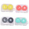 Healeved 8pcs Pp Contact Storage Case Holder Portable Eye Container Travel Storage Box for Daily Use Color view 1