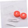Healeved 8pcs Pp Contact Storage Case Holder Portable Eye Container Travel Storage Box for Daily Use Color view 2