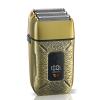 Foil Shaver, Mens Electric Shaver Portable Beard Trimmer Foil Shavers for Men Electric Shavers for Men with Rechargeable Shaving with LED Display for Home Use Bronze view 1