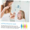 Healeved 8pcs Boys and Girls Toothbrush Cartoon Toothbrush Manual for Boy Girl Dental Care Tool Soft Bristles for Teeth Cleaning Brush at Home Random Color view 4