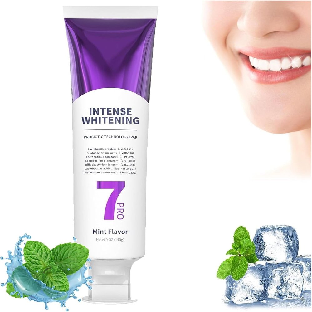 7 Pro Strong Whitening Toothpaste, Intense Whitening 7 Pro Toothpaste,Pro 7 Toothpaste Probiotic Whitening,Sp-7 Toothpaste Stain Removal and Brightening Toothpaste