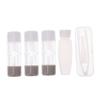 Healeved Lens Box Set 3pcs Lens Organizer with Tweezers and Solution Bottle Large Capacity Plastic Storage Case for Contact Lenses and Glasses Accessories view 1