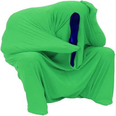 Sensory Body Sock Stretchy Sox for 3-18 Years Old Kids with SPD, Autism, ADHD Deep Pressure Sensory Sack for Self-Calming and Relaxing(Grn,XL)