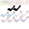 BESTYASH 15pairs UV Protection Arm Sleeves Cooling Ice Silk Sleeve Sun Protect Oversleeve for Outdoor Driving and Sports view 4