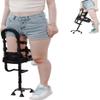 Knee Crutch Hands Free Crutch, Single Leg Telescopic Walker Alternative to Crutches and Knee Scooters Adjustable Height Mobility Support for Disability Elderly Injury Ankle Fracture(Right Foot) view 1