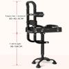 Knee Crutch Hands Free Crutch, Single Leg Telescopic Walker Alternative to Crutches and Knee Scooters Adjustable Height Mobility Support for Disability Elderly Injury Ankle Fracture(Right Foot) view 3