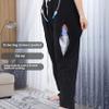 Catheter Leg Bag Pants, Leg Bag Holder for Men Women Nephrostomy Cystostomy Catheter Supplies Holds (2) 2000ml Leg Bags (Without Catheter Leg Bag), XL view 3