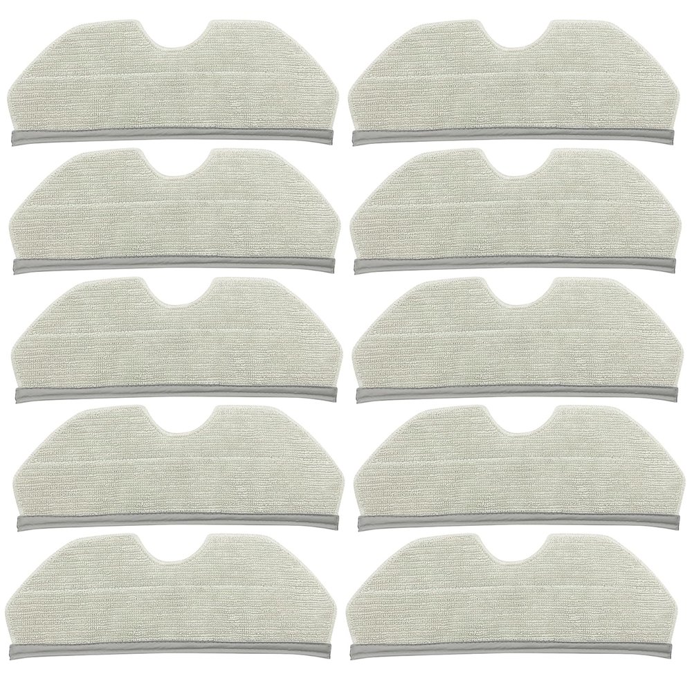 10 Pack Mop Pads Replacement for Narwal Freo X Plus Robot Vacuum Cleaner, Washable & Reusable Microfiber Mop Pads