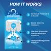 Homesmart Wardrobe Dehumidifier Hanging Bags Set of 3, 220g Each Ideal to Stop Damp & Condensation- for Wardrobe, Home, Kitchen, Garage, Bedroom, Caravan, Office, Basement etc. view 3