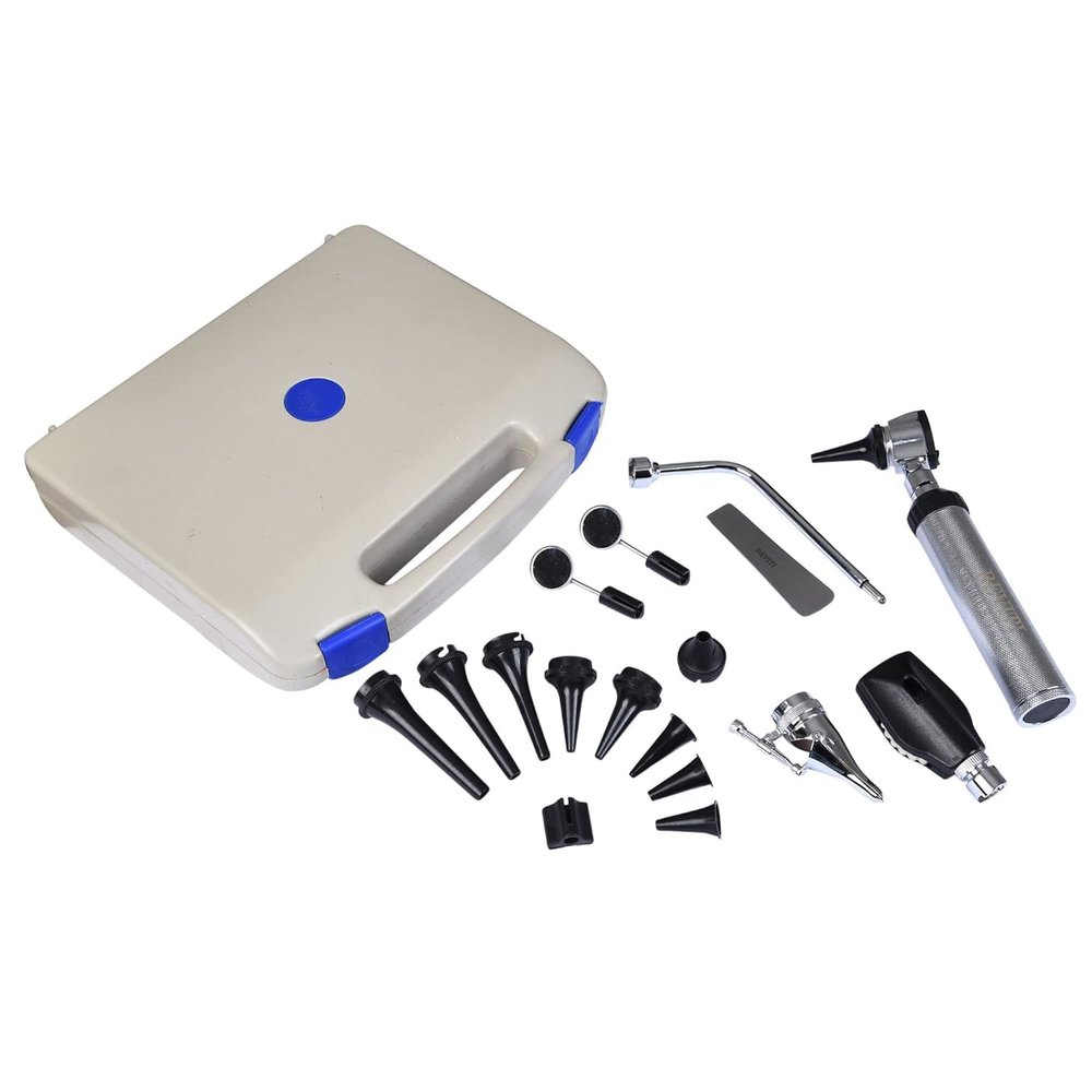SAINI_MEDICOS Ultra HD ENT Diagnostic Complete Set with Opthalmoscope & Otoscope