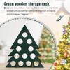Sizoriruk Adult Advents Calendar Liquor Tree Countdown with Wooden Christmas Tree Mini Alcohol Holder Wine Bottle Stand Gifts view 2