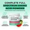 EAA Amino Acids Powder, All 9 Essential Amino Acids Including BCAA's, Watermelon Flavour, 360g - 60 Servings (5g of EAA's per Serving) - Love Life Supplements view 3