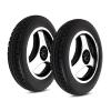 12inch Non-Inflatable Replacement Wheel for Electric Wheelchair, 1 Pair 12 1/22 1/4 Rear Wheels Accessories, Solid Rubber Tire view 1