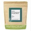 NutriCraft Organic Four Mushroom Blend Powder - 250g - Lion's Mane, Reishi, Cordyceps, Chaga, Vegan, Immune Support, Energy & Brain Health, No Additives or Preservatives view 1