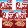 Muesli Bundle with Alpen Muesli Original 550g - 4 Pack | Wholegrain Wheatflakes & Rolled Oats with Raisins and Roasted Sliced Hazelnuts and Almonds. view 1