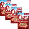 Muesli Bundle with Alpen Muesli Original 550g - 4 Pack | Wholegrain Wheatflakes & Rolled Oats with Raisins and Roasted Sliced Hazelnuts and Almonds. view 2