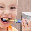 3 Sided Toothbrush,Astronaut Design Toddler Manual Toothbrush - 3 Bristle Teeth Care Brush for Boys, Girls, Family, Friends view 3